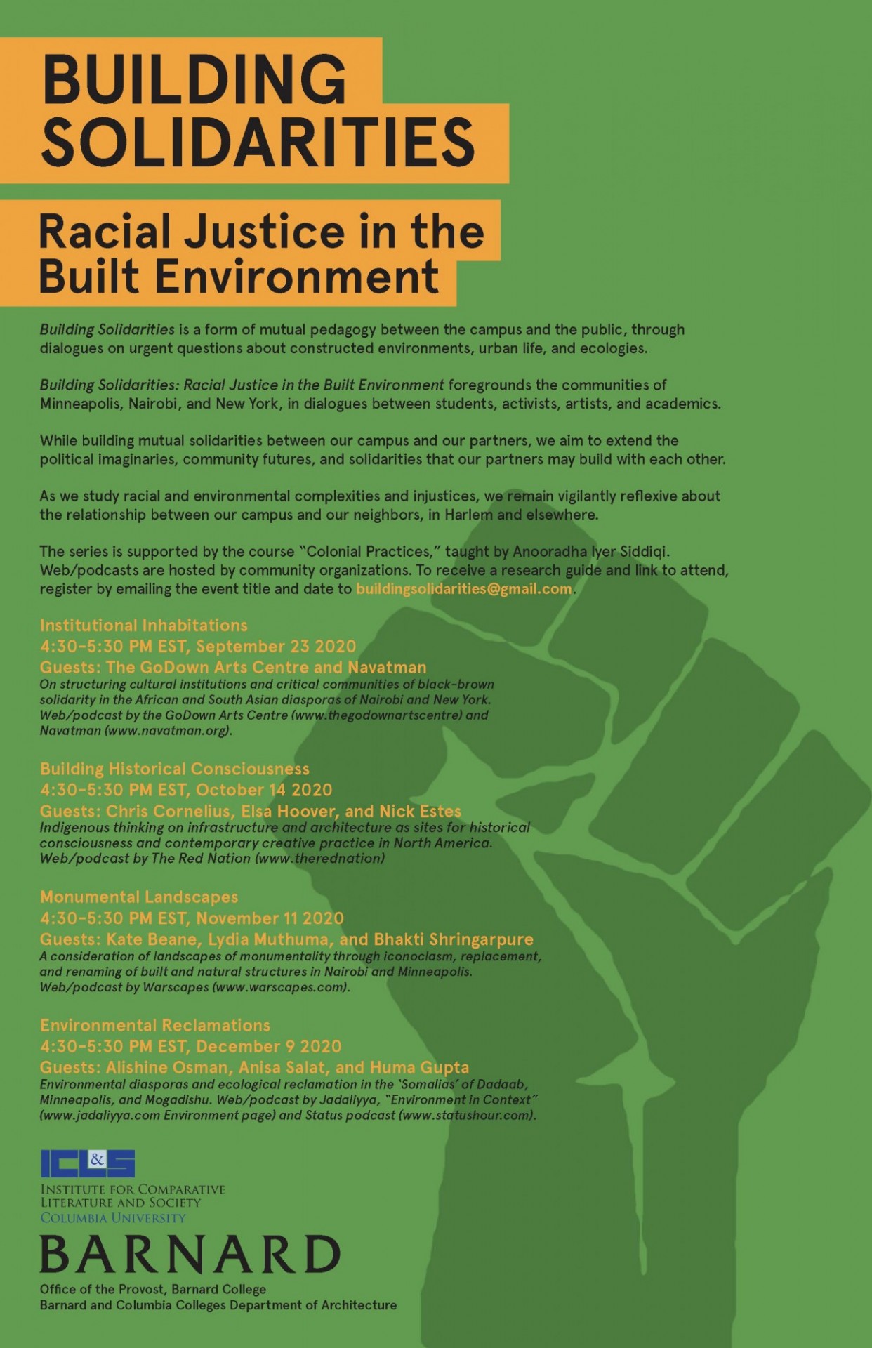 Building Solidarities Poster